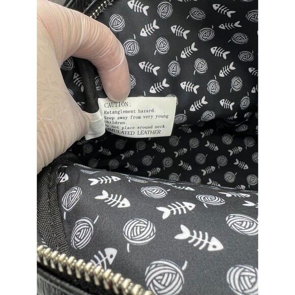 Disney Parks Loungefly Cats Backpack with Ears Cheshire Marie Extremely Rare main image 12